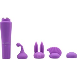 Chisa Stimulator with 4 Heads Sweet Purple