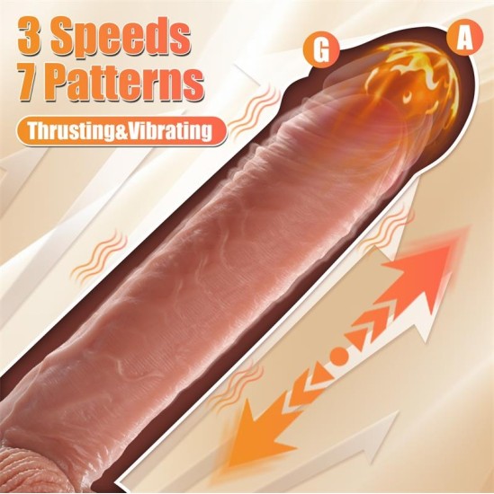 Xise Marvin Dildo with Thrusting and Vibratiion 8.07