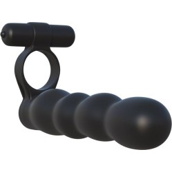 Fantasy C-Ringz Posable Partner Double Penetrator Black