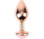 Chisa Anal Plug with Rose Jewel Color Rose Size M