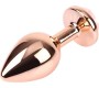 Chisa Anal Plug with Rose Jewel Color Rose Size M