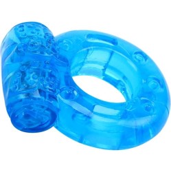 Chisa Vibrating Cock Ring 1.8 cm Blue