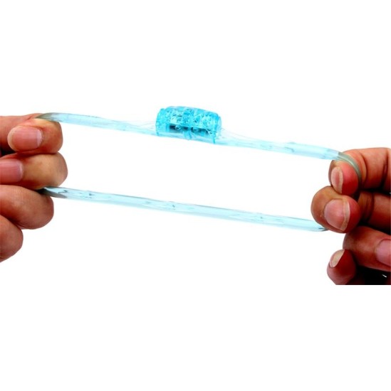 Chisa Vibrating Cock Ring 1.8 cm Blue