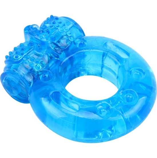 Chisa Vibrating Cock Ring 1.8 cm Blue