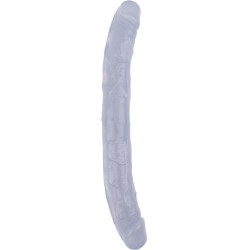 Chisa Double Dildo Hi-Rubber 12.8 Clear