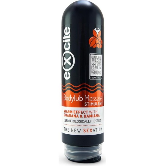 Excite BodyLub Massage Estimulante Damiana and Guarana 200 ml