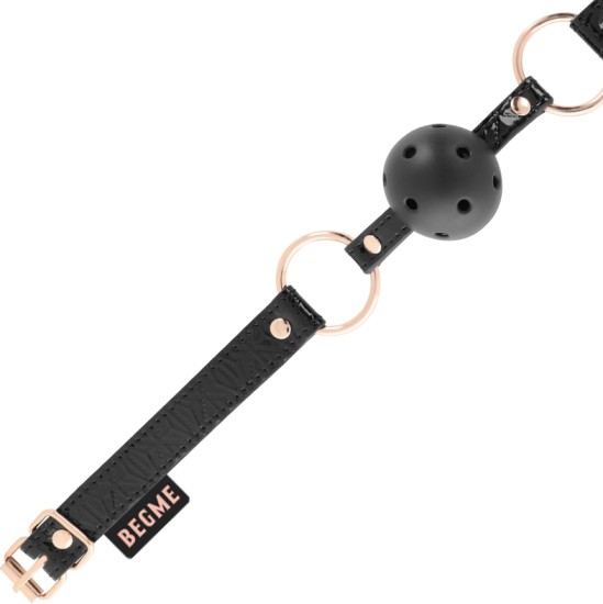 Begme Black Edition BEGME - BLACK EDITION BALL GAG VEGAN LEATHER