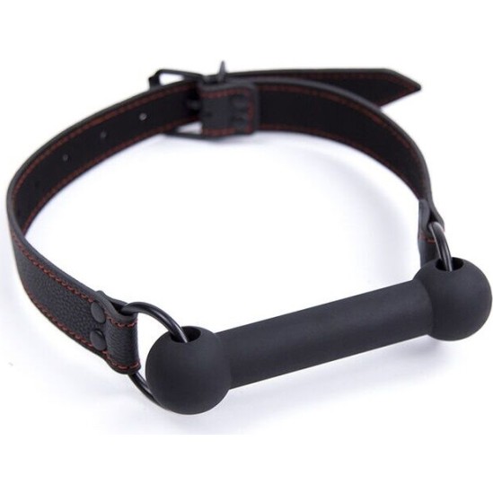 Ohmama Fetish BONE GAG WITH PU STRAP