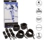 Calexotics NOCTURNAL BED RESTRAINTS LEATHER ADJUSTABLE BLACK