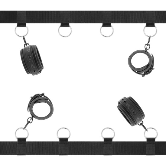 Fetish Submissive Bondage FETISH SUBMISSIVE - LUXURY BED TIES SET WITH NOPRENE LINING