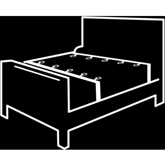 Fetish Submissive Bondage FETISH SUBMISSIVE - LUXURY BED TIES SET WITH NOPRENE LINING