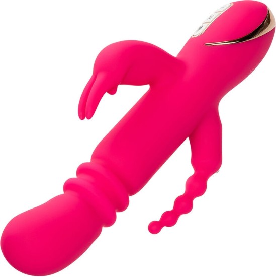 Calexotics JACK FANTASY TRIPLE HEATED VIBRATOR RABBIT PINK