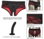 Calexotics SCANDAL SET OF CROTCHLESS PANTIES WITH DILDO SIZE L/XL