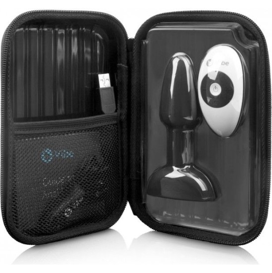 B-Vibe RIMMING REMOTE CONTROL ANAL PLUG PETITE BLACK