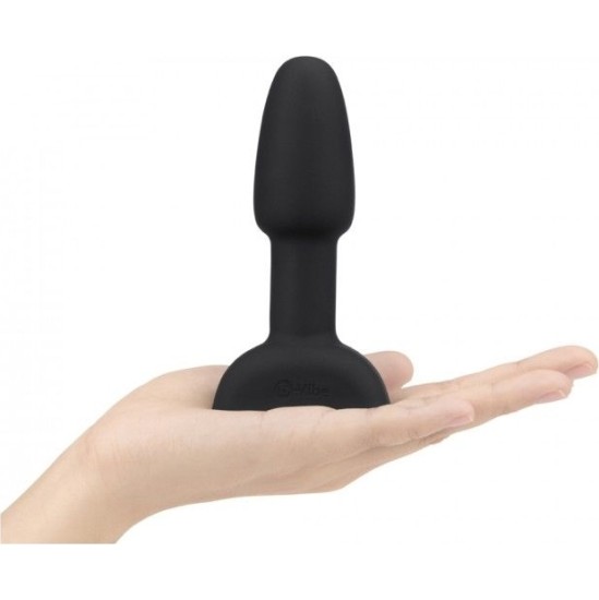 B-Vibe RIMMING REMOTE CONTROL ANAL PLUG PETITE BLACK
