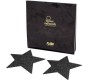 Bijoux Flash Collection BIJOUX - INDISCRETS FLASH BLACK STAR NIPPLE CAPS