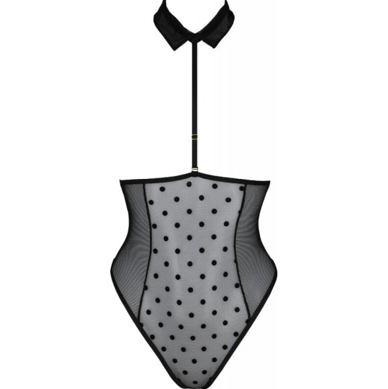 Passion Woman Chemise PASSION - TRISHA OPEN BODY BLACK S/M