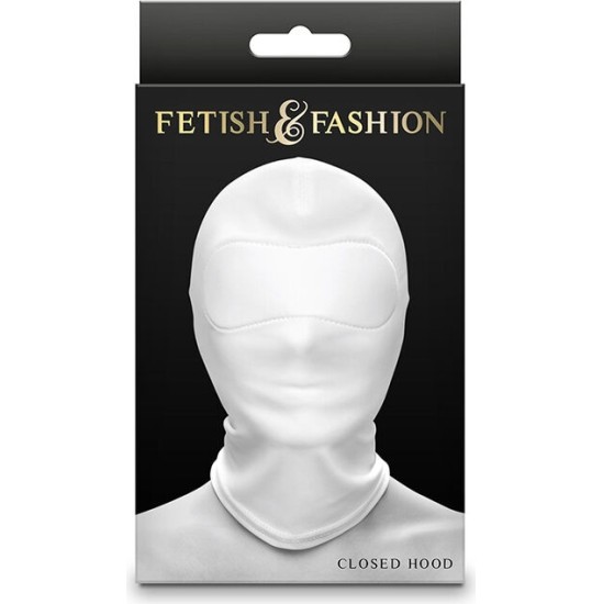 Ns Novelties FETISH & FASHION CLOSED HOOD NYLON WHITE