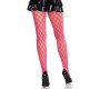 Leg Avenue Hosiery LEG AVENUE - LACE TIGHTS WITH EYELETS NEON PINK