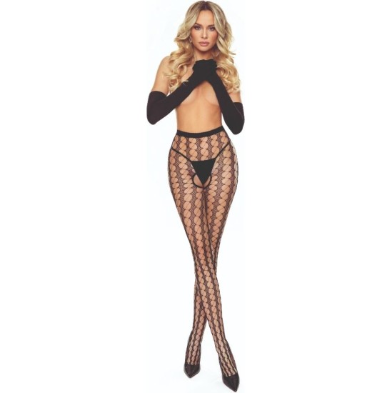 Passion Woman PASSION - TIOPEN 031 BLACK TIGHTS 3/4