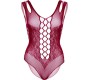 Leg Avenue Teddies LEG AVENUE - 81641X SEAMLESS BODYSUIT BURGUNDY SIZE 1X/2X