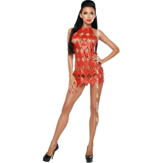 Me-Seduce Dresses ME-SEDUCE - GWEN DRESS BARE BACK RED S/M