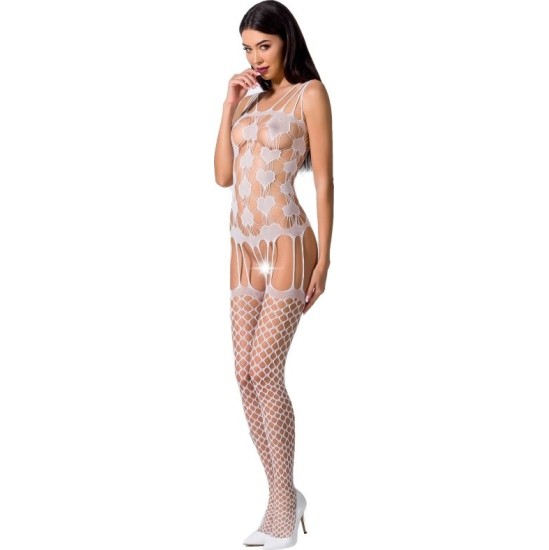 Passion Woman PASSION - WOMAN BS067 WHITE BODYSTOCKING ONE SIZE