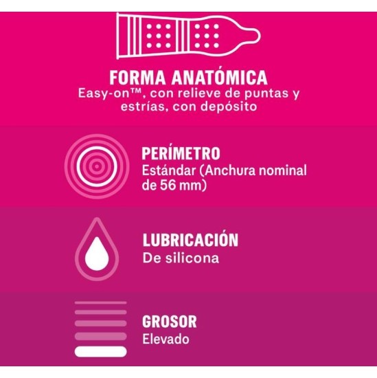 Durex Condoms DUREX - DAME PLACER 12 UNITS