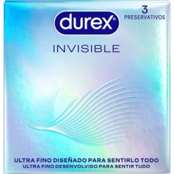 Durex Condoms DUREX - ULTRA THIN INVISIBLE CONDOMS 3 UNITS
