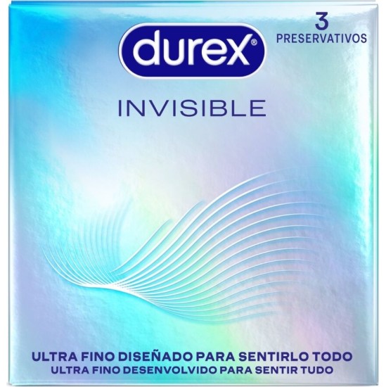 Durex Condoms DUREX - ULTRA THIN INVISIBLE CONDOMS 3 UNITS