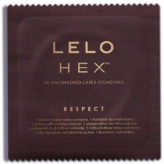 Lelo HEX CONDOMS RESPECT XL 36 PACK