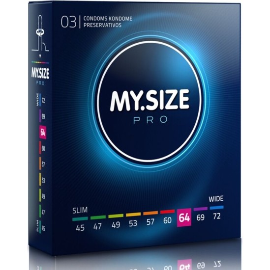 My Size Pro MY SIZE - PRO CONDOMS 64 MM 3 UNITS