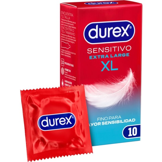 Durex Condoms DUREX - SENSITIVE XL CONDOMS 10 UNITS