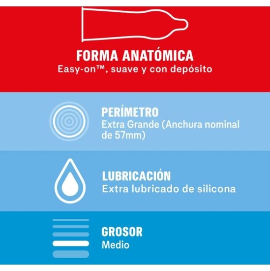 Durex Condoms DUREX - SENSITIVE XL CONDOMS 10 UNITS