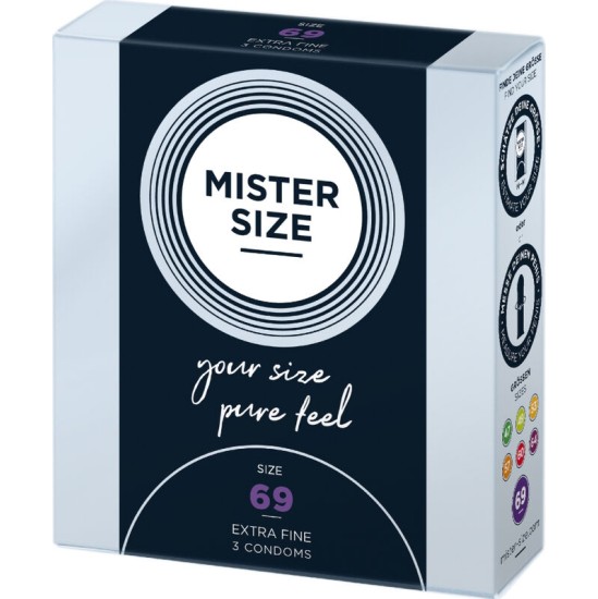 Mister Size CONDOMS SIZE XXXL 69 MM (3 UNITS)