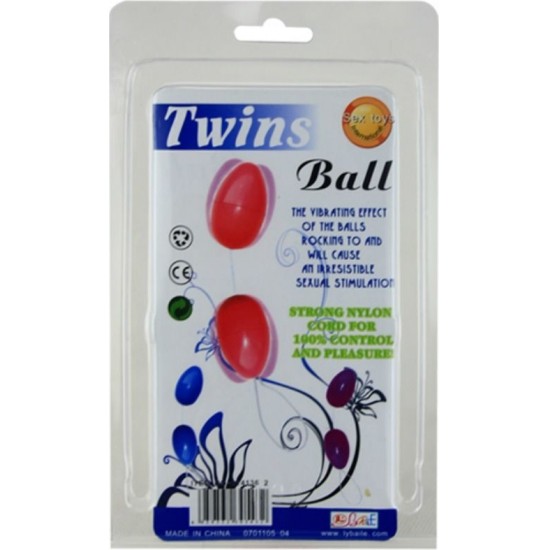 Baile Anal BAILE - TWINS BALLS PINK ANAL BALLS