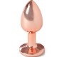 Secretplay Toys SECRET PLAY - METAL BUTT PLUG ROSE GOLD VÄIKE SUURUS 7 CM