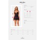 Obsessive Chemise Obsessive - BELLA ROU CHEMISE & THONG XS/S