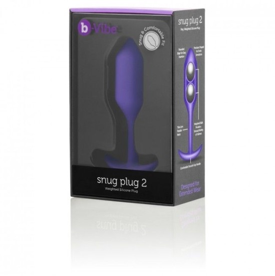 B-Vibe SNUG PLUG 2 LILLA