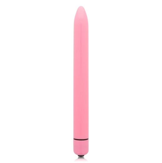 Glossy SLIM Stimulējošs vibrators rozā