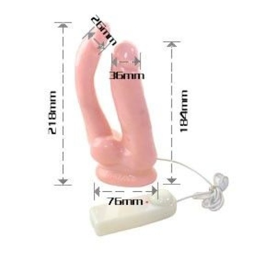 Baile Vibrators PENE DOBLE PENETRACION NATURAL.