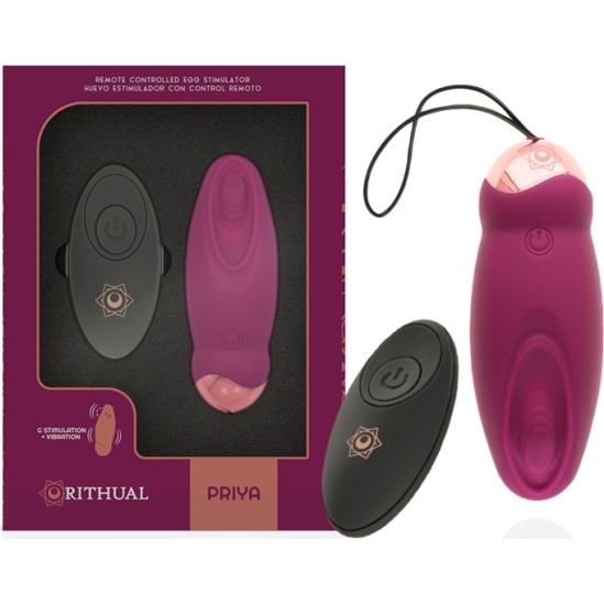 Rithual PRIYA ДИСТАНЦИОННО УПРАВЛЯЕМОЕ ЯЙЦО G-SPOT + ВИБРАЦИЯ