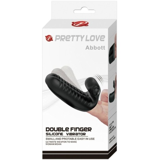 Pretty Love Flirtation PRETTY LOVE ABBOTT STIMULATING DOUBLE FINGER melns