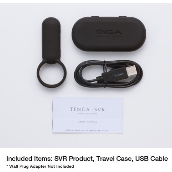 Tenga SVR SMART VIBE RING melns