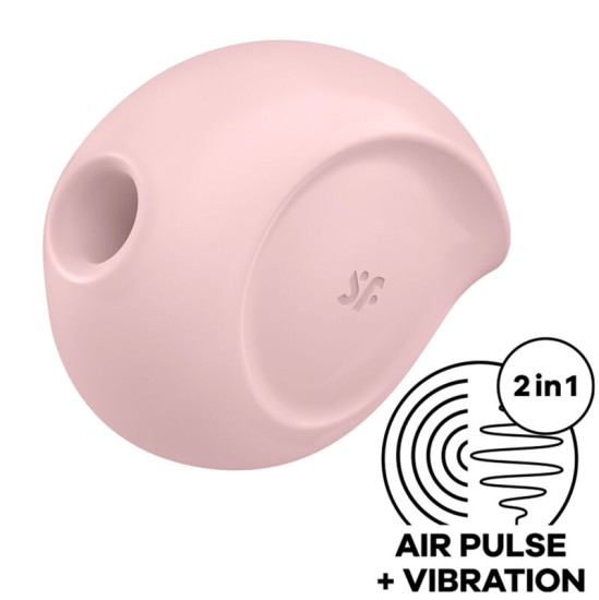 Satisfyer Air Pulse SATISFYER SUGAR RUSH AIR PULSE STIMULATOR & VIBRATOR - rozā