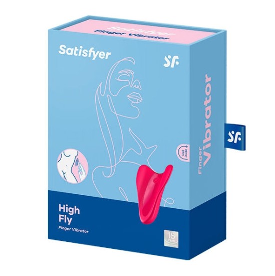 Satisfyer Vibrator SATISFYER HIGH FLY FINGER VIBRATOR FUCHSIA