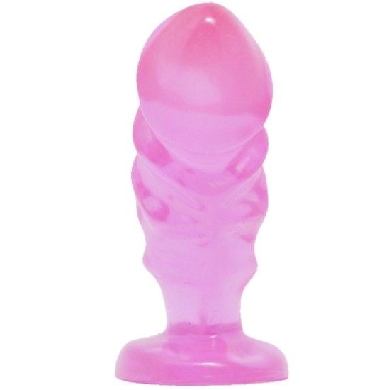 Baile Anal BAILE - UNISEX ANAL PLUG WITH rozā SUCTION CUP