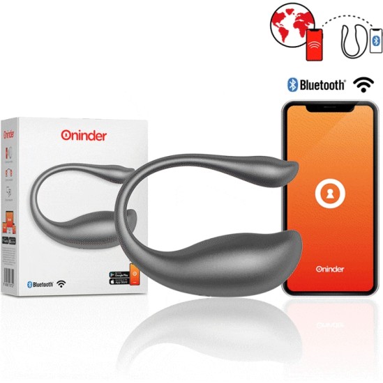 Oninder NAIROBI VIBRATING EGG melns - FREE APP