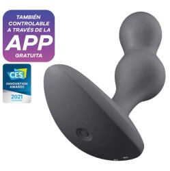 Satisfyer Connect Приложение SATISFYER DEEP DIVER VIBRATING PLUG — СЕРЫЙ