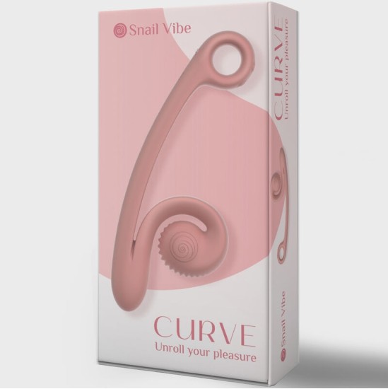 Snail Vibe CURVE VIBRATOR PEACH